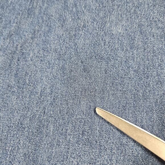 Vintage Erika Denim Dress Womens Large Jumper Blue Floral Modesty 90s Prairie - Picture 4 of 16